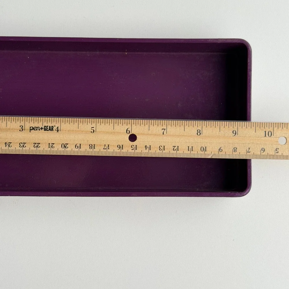 Vintage Toyo Iris Lacquer Ware Trinket Box Set Purple Floral Japan